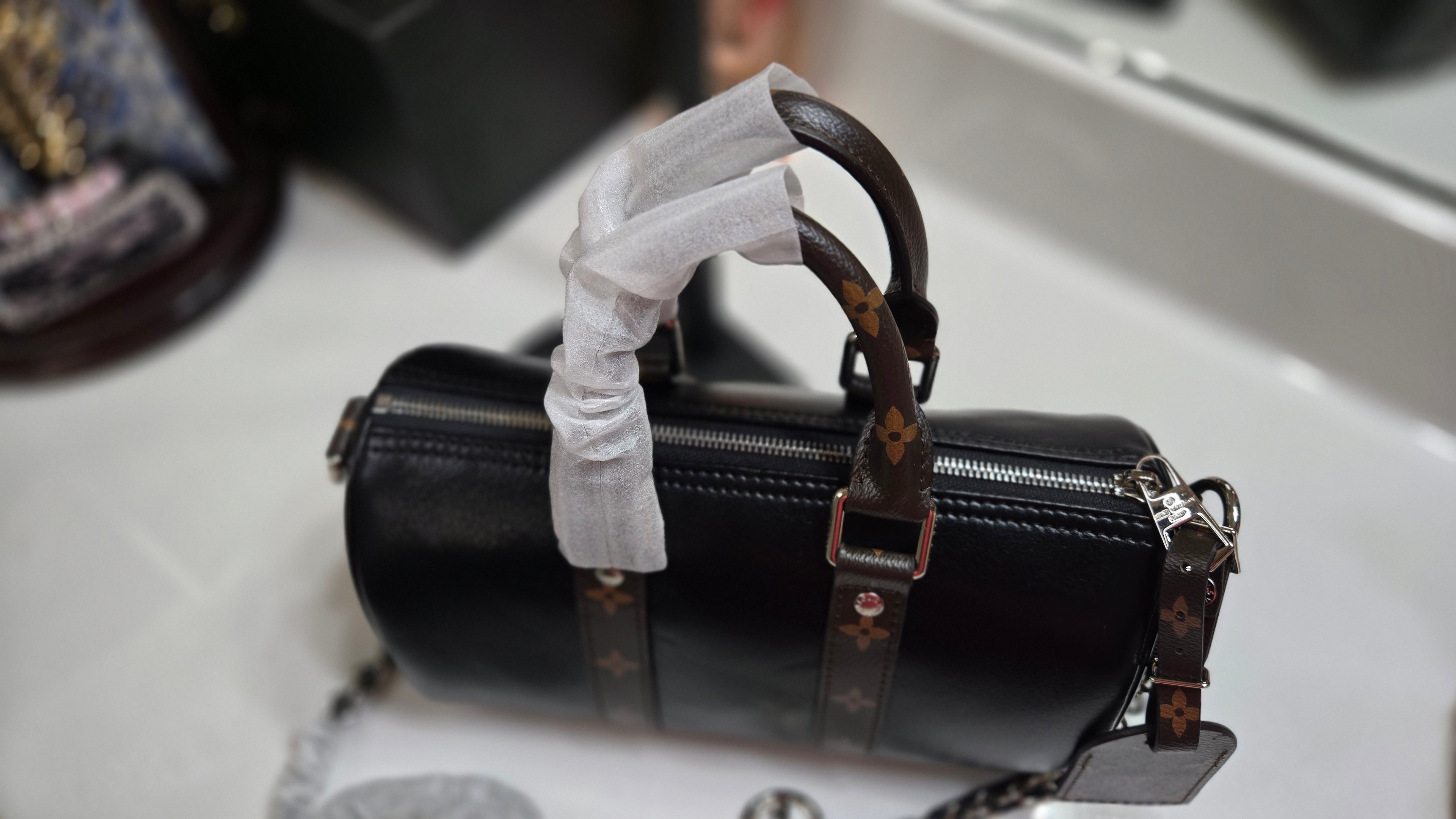 Leather Barrel Shoulder & Crossbody Bag