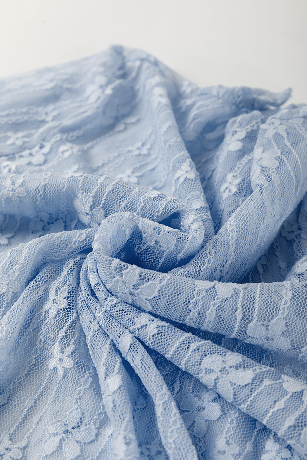 Floral Sheer Lace Long Sleeve Top