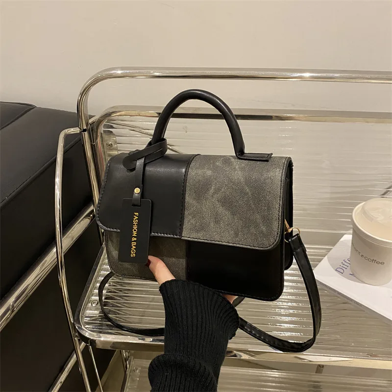 Small Crossbody Bag for Women – Mini Top Handle Purse, Lightweight Everyday Handbag
