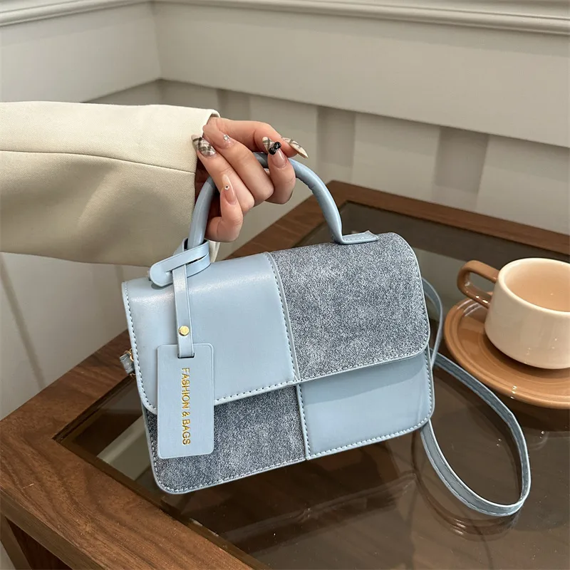 Small Crossbody Bag for Women – Mini Top Handle Purse, Lightweight Everyday Handbag