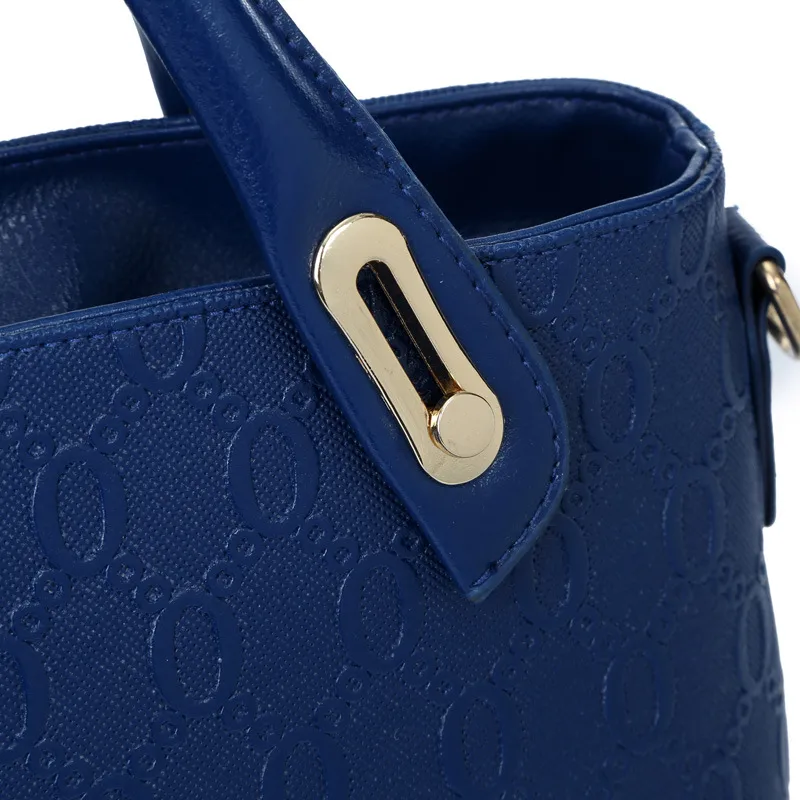 Women’s 5-Piece Handbag Set with Crossbody, Wallet & Charm